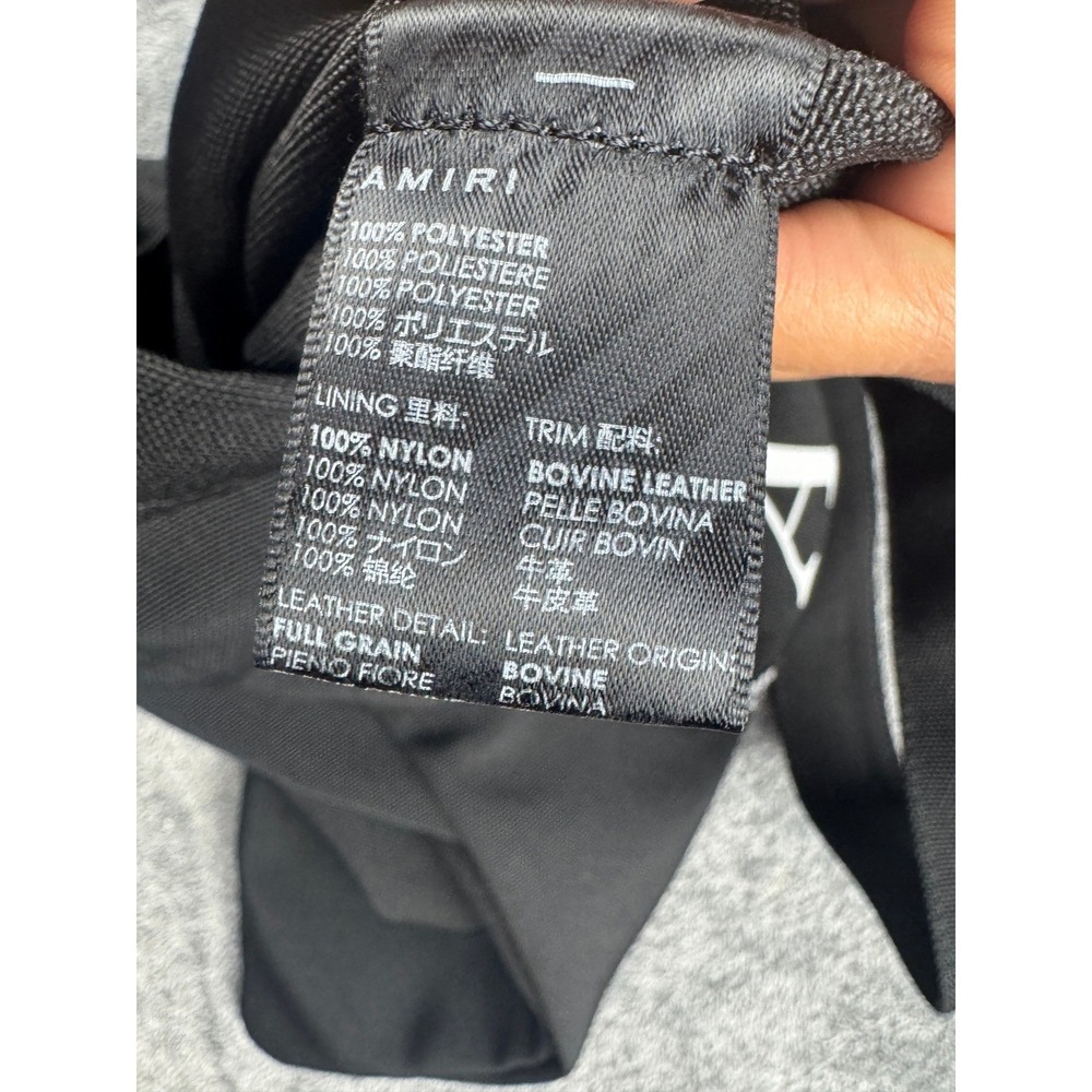Amiri Arts District Canvas Tote Bag Black Graphic Print AMBGT01066011 NEW - Picture 5 of 8